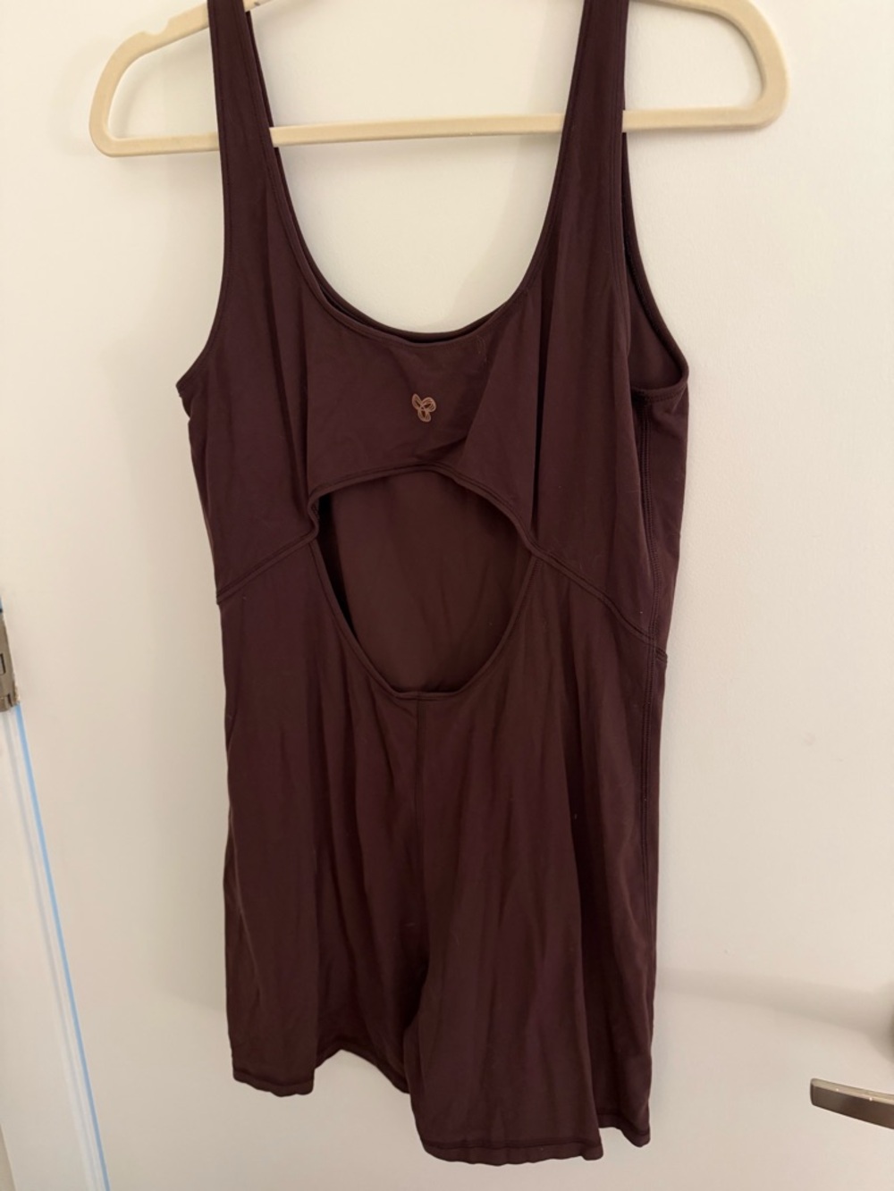 TNA Brown Scoop Neck Romper - Picture 3 of 5